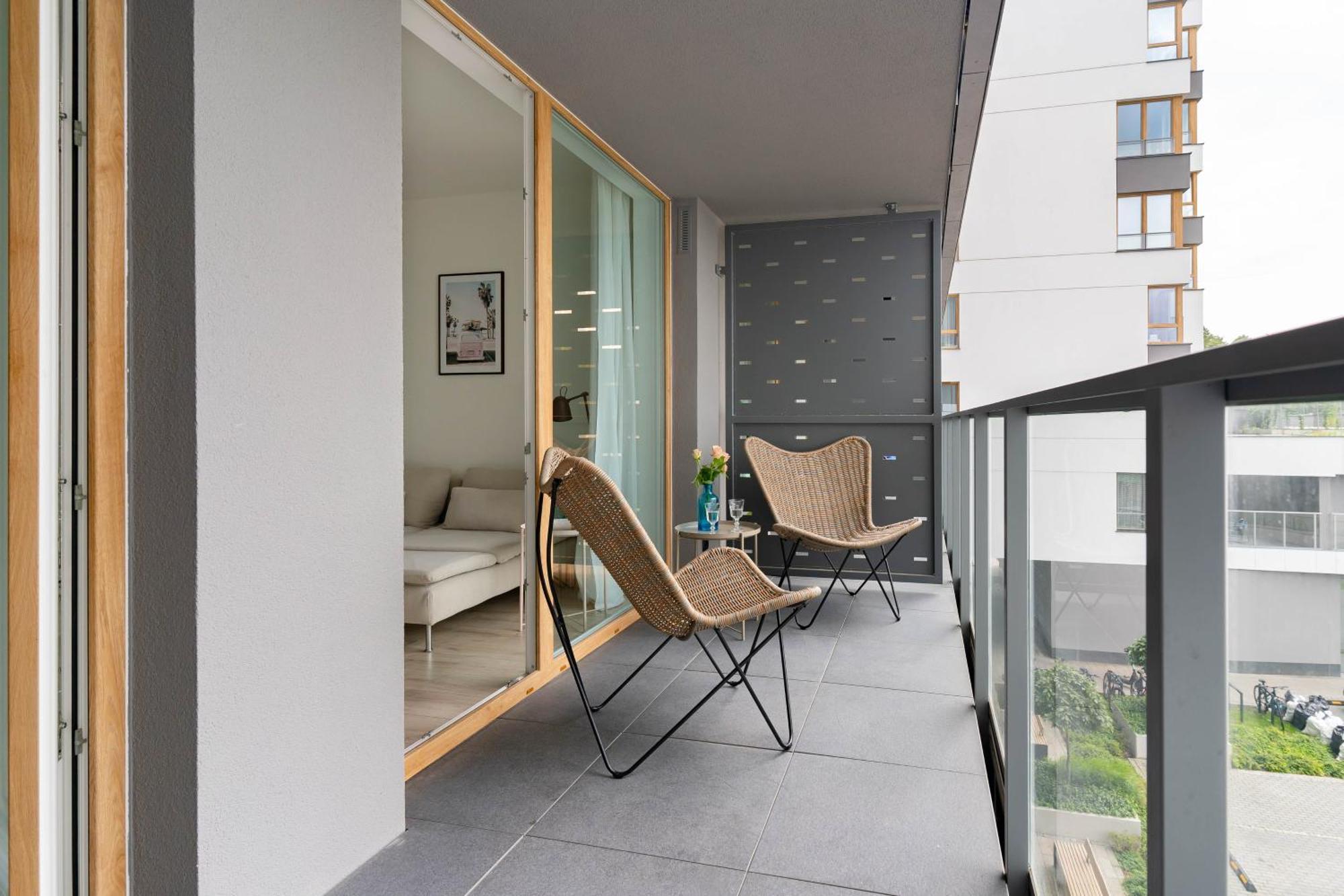 Symphony Modern Tower Apartamenty 格丁尼亚 外观 照片
